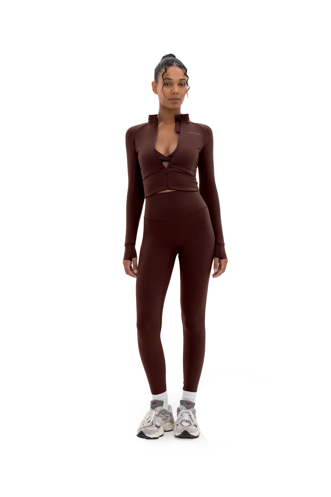 Chocolate Boundless Zip Top