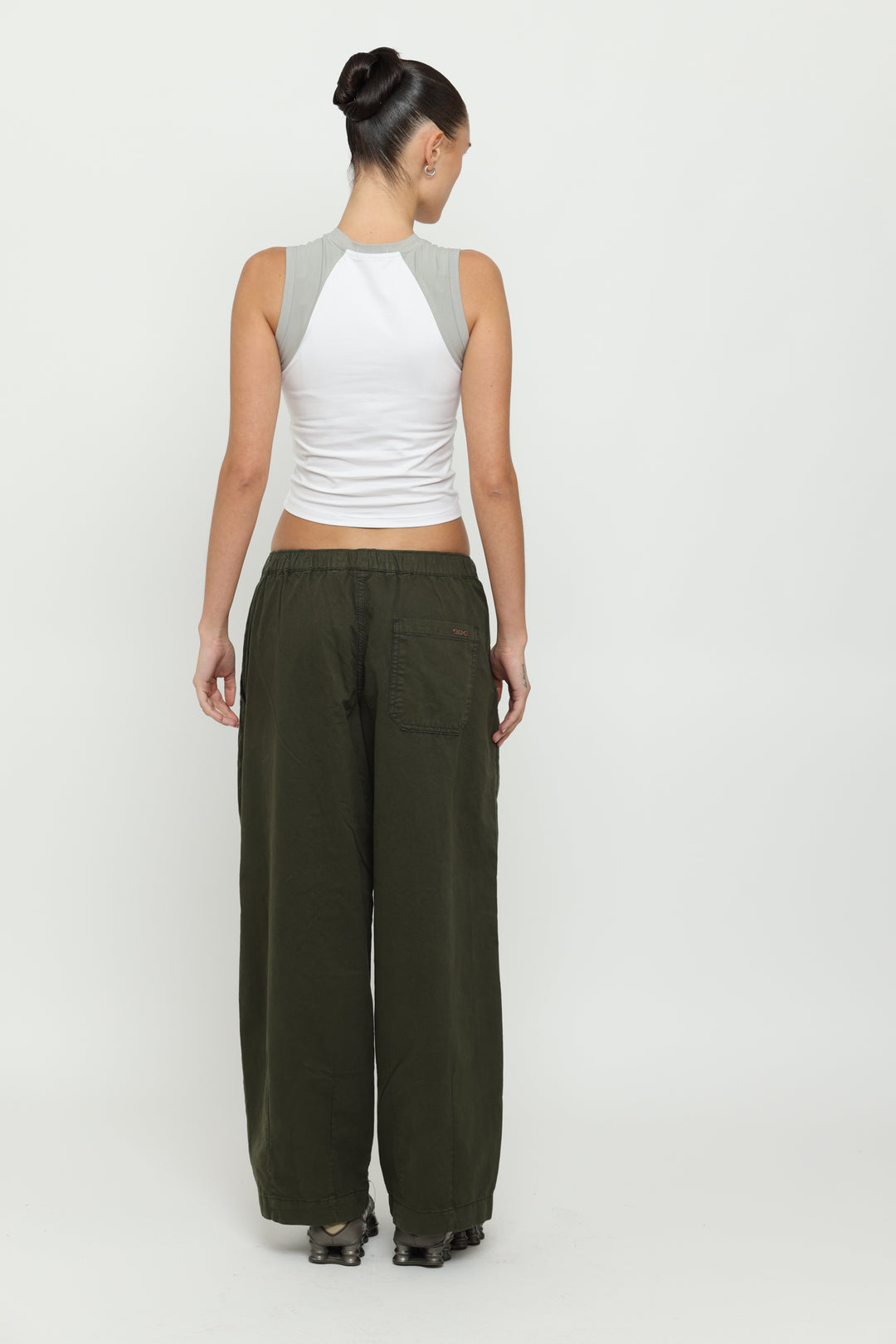 White & Silver Micro Tank