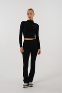 Black Boundless Zip Top