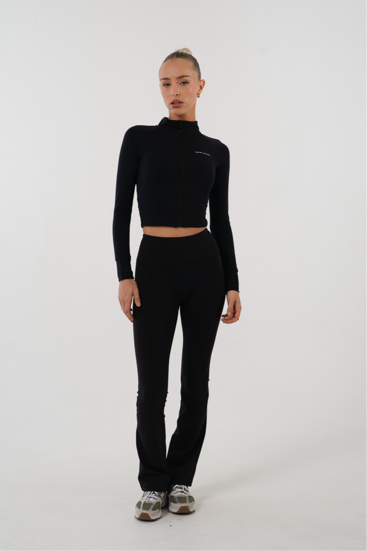Black Boundless Zip Top