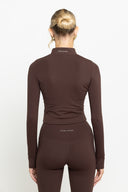 Chocolate Boundless Zip Top