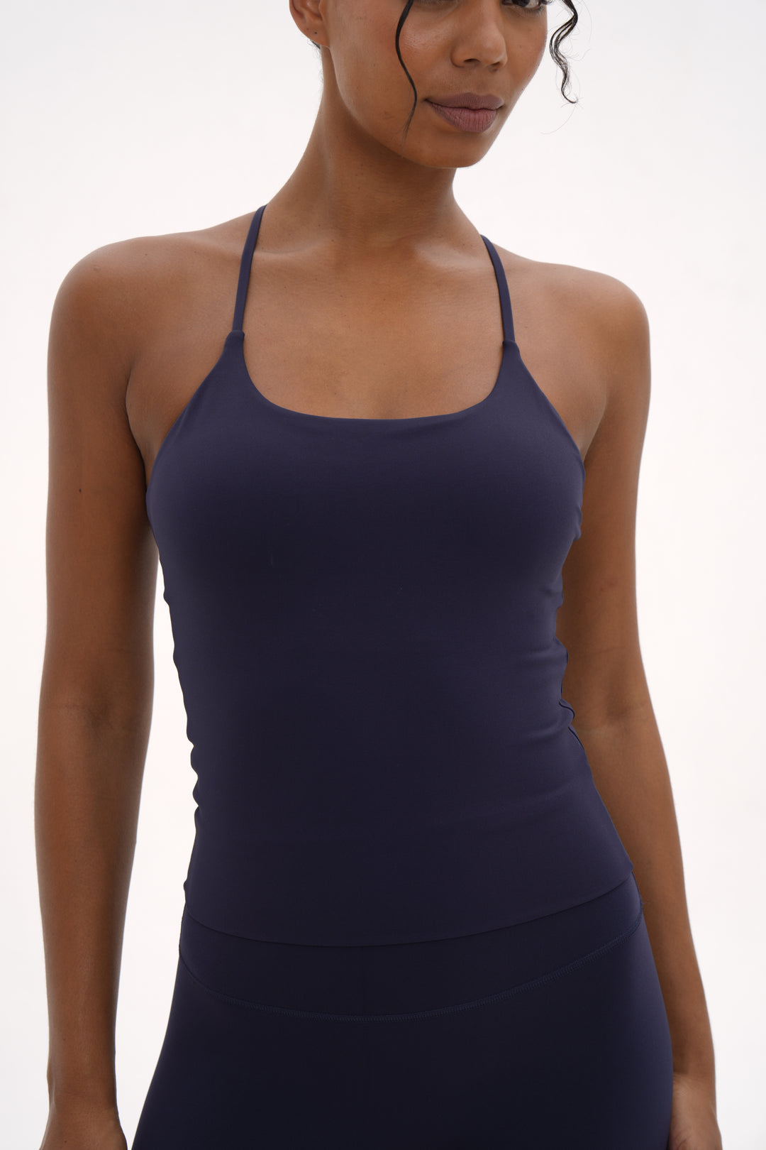 Space Blue Racer Back Boundless Tank
