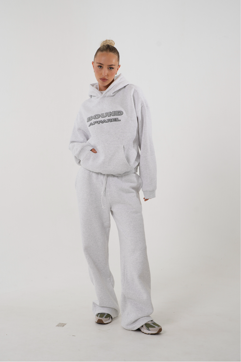 Grey marle track pants hotsell