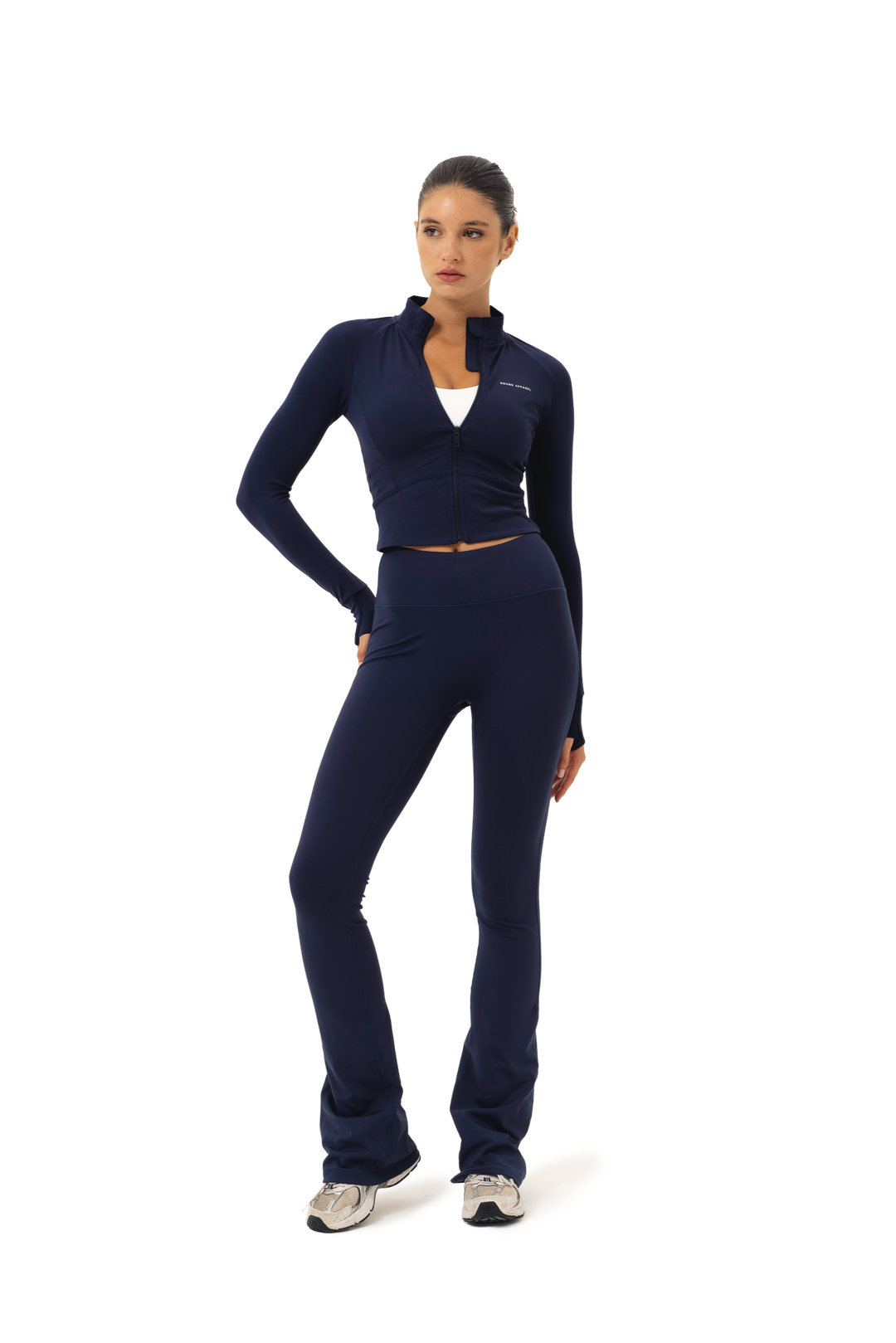 Space Blue Ultra Long Yoga Flares