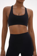 Black Drop Back Boundless Bralette