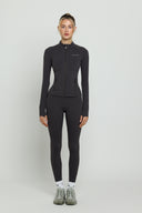 Charcoal Boundless Longline Cinch Jacket