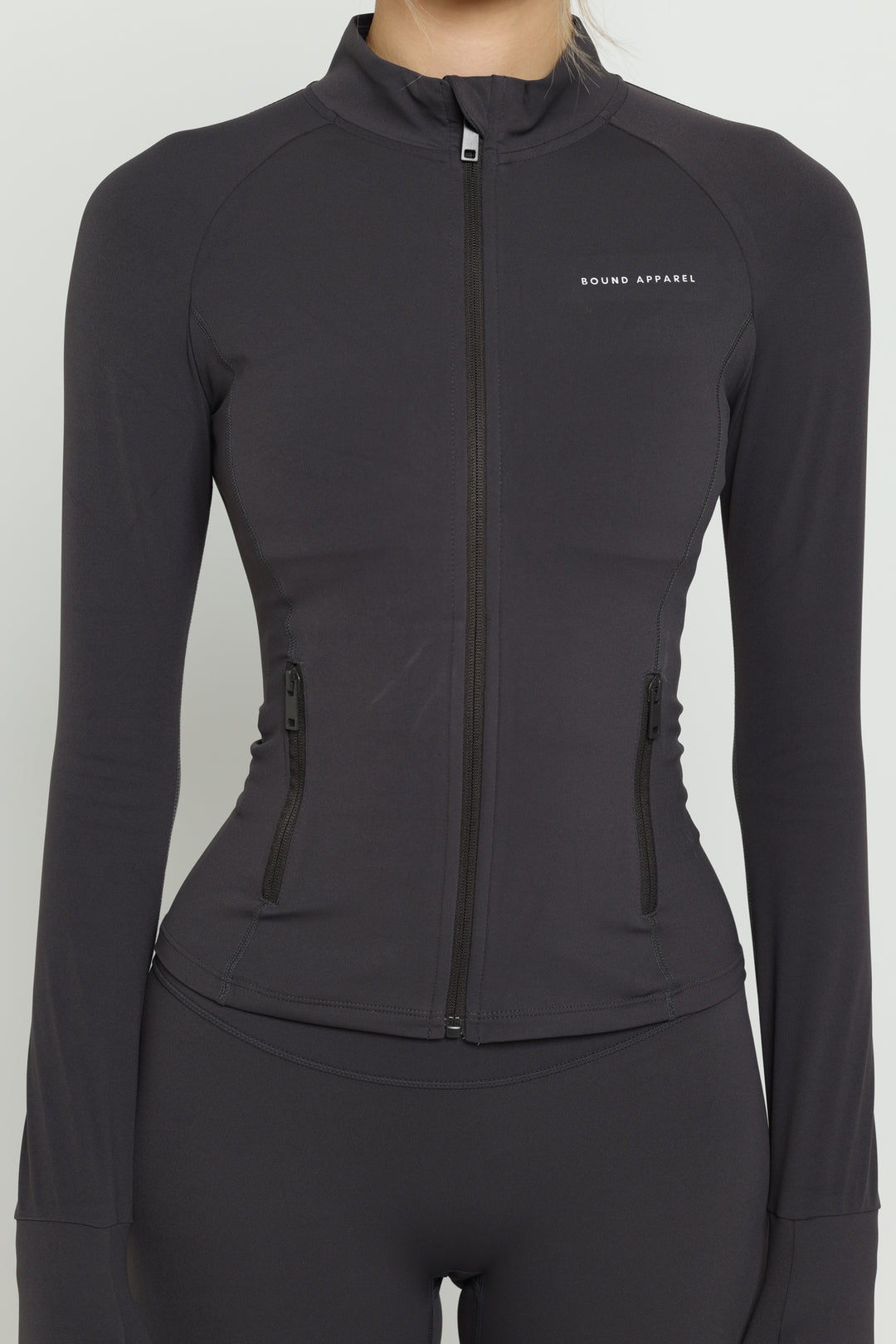 Charcoal Boundless Longline Cinch Jacket