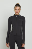 Charcoal Boundless Longline Cinch Jacket