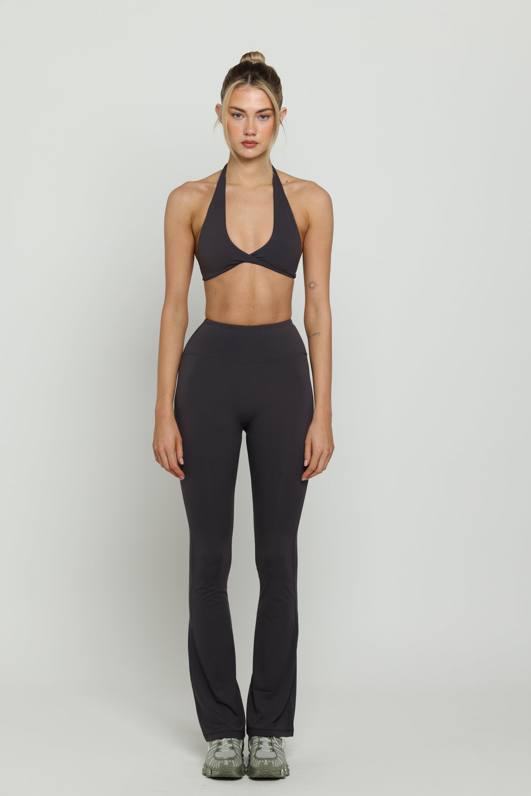 Charcoal Boundless Twist Bra