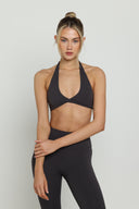 Charcoal Boundless Twist Bra