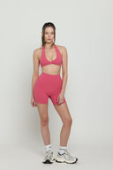 Fuchsia Pink Boundless Twist Bra