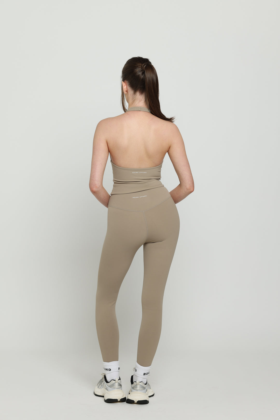 Almond Halter Boundless Tank