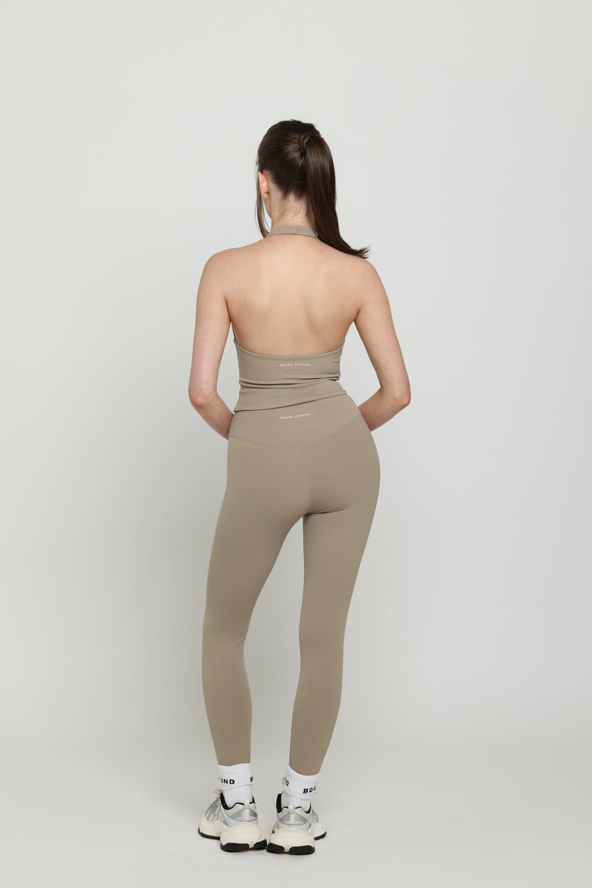 Almond Halter Boundless Tank
