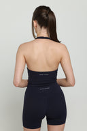 Space Blue Halter Boundless Tank
