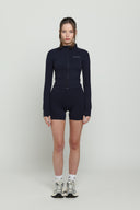 Space Blue Boundless Zip Top