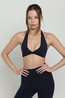 Space Blue Boundless Twist Bra