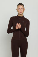 Chocolate Boundless Longline Cinch Jacket
