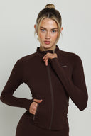Chocolate Boundless Longline Cinch Jacket