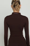 Chocolate Boundless Longline Cinch Jacket