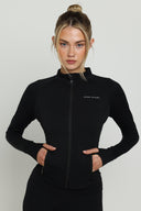 Black Boundless Longline Cinch Jacket