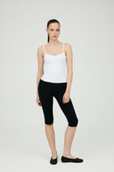 Black Contour Capris