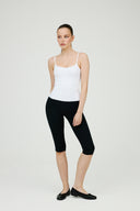 Black Contour Capris