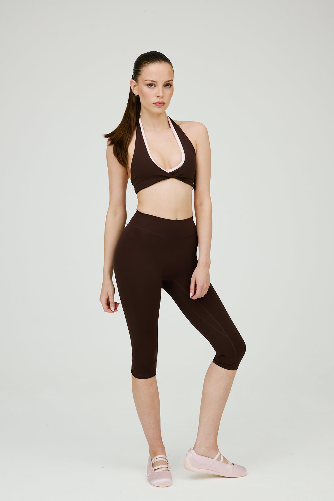Chocolate Contour Capris