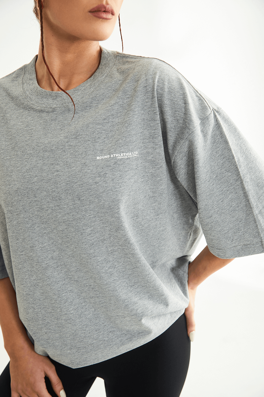 Grey Marle Oversized T-Shirt