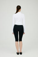 Black Contour Capris
