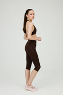 Chocolate Contour Capris
