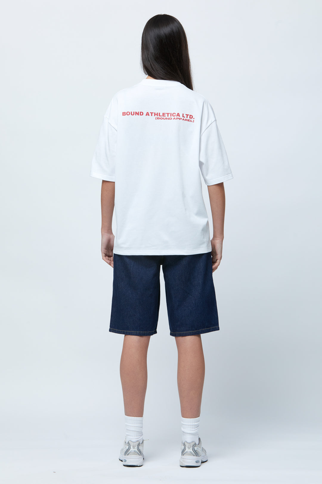 White & Red Oversized T-Shirt