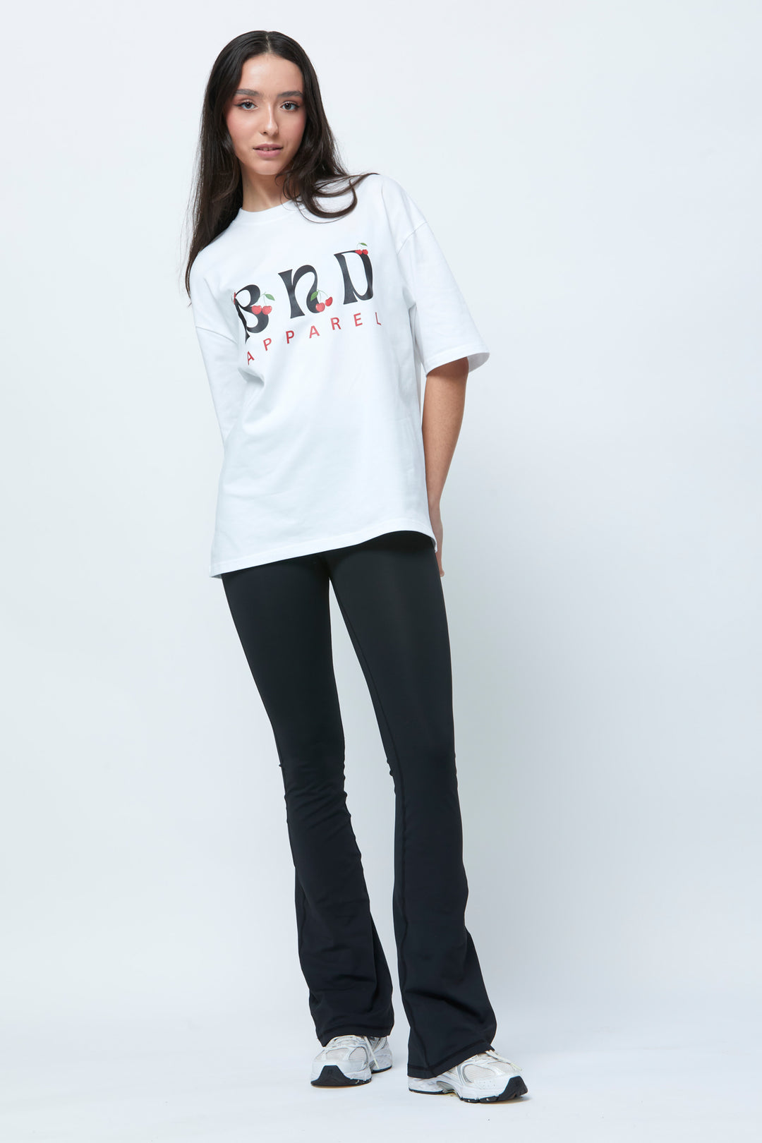 BND Cherry Oversized T-Shirt - White