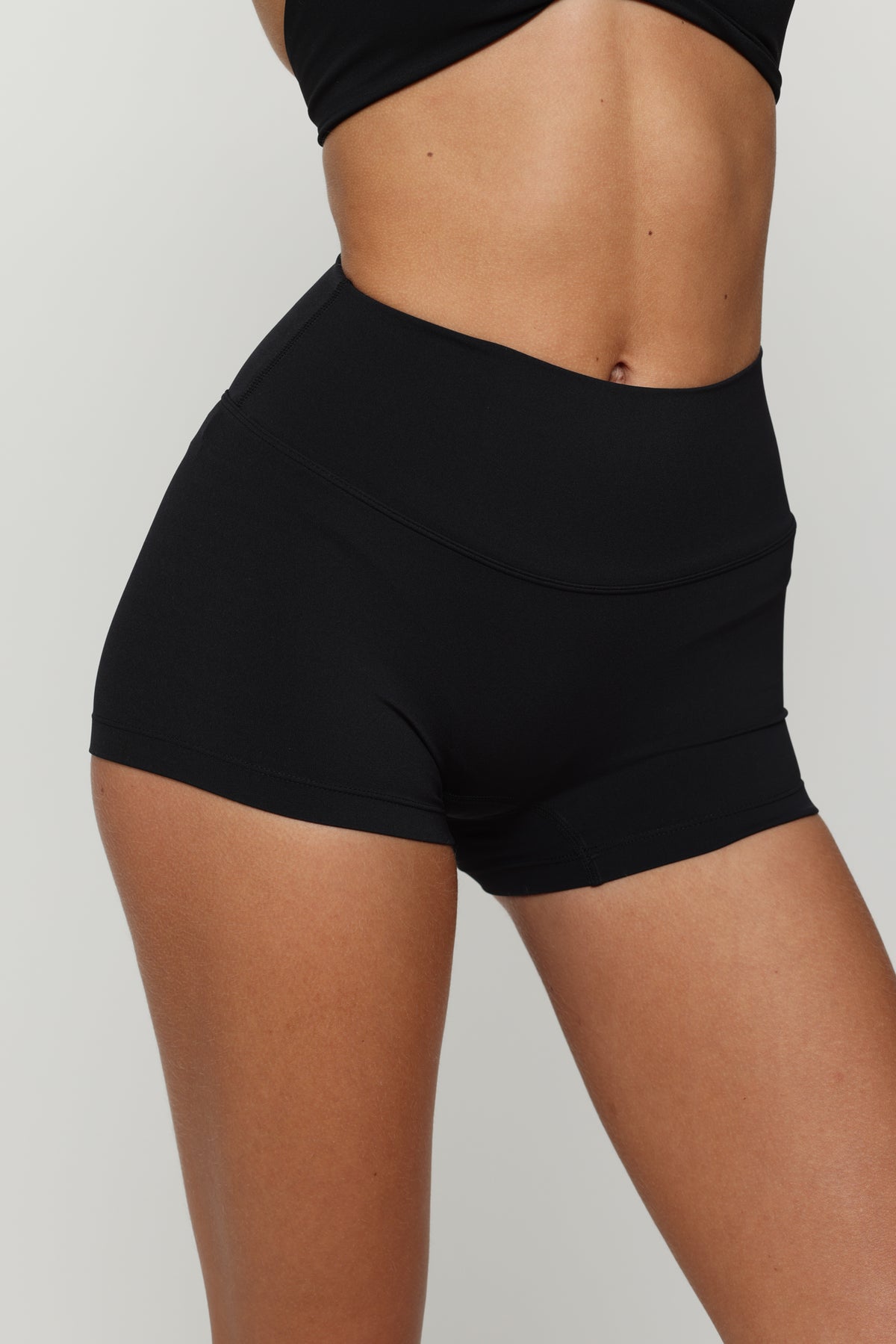 Black Micro Boundless Shorts