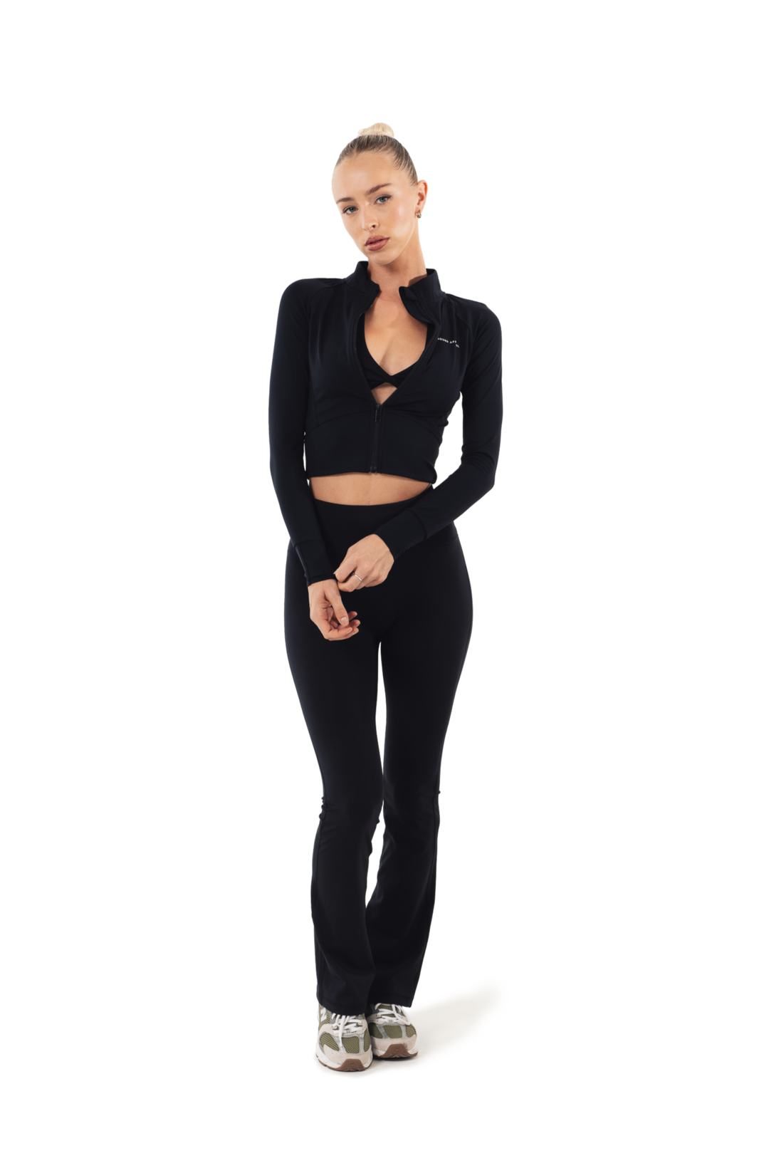 Black Boundless Zip Top