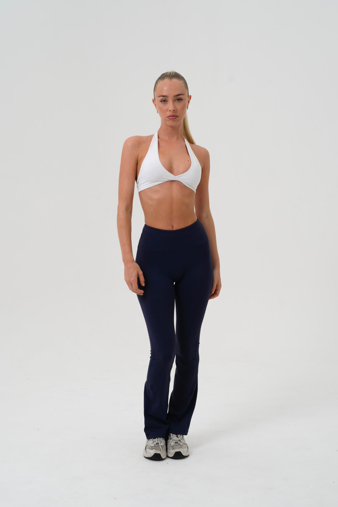 Space Blue Yoga Flares