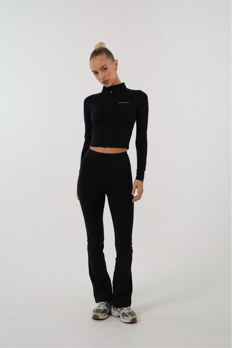 Black Boundless Zip Top