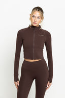 Chocolate Boundless Zip Top