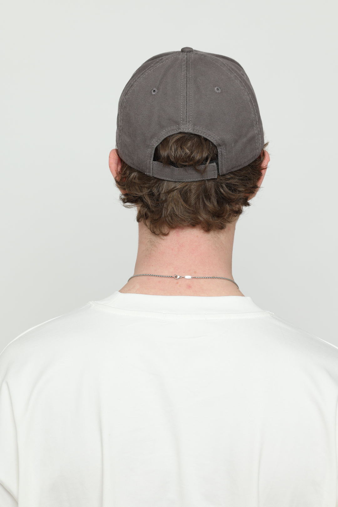 Charcoal & Off-White Cap