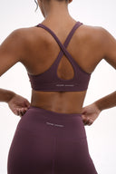 Mulberry Drop Back Boundless Bralette