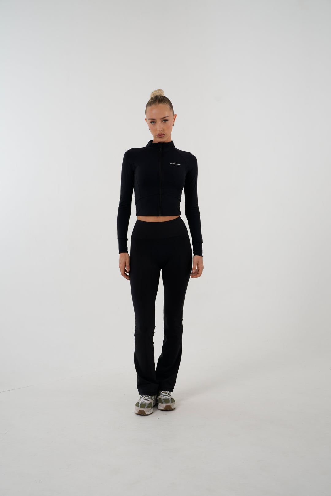 Black Boundless Zip Top