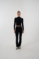 Black Boundless Zip Top